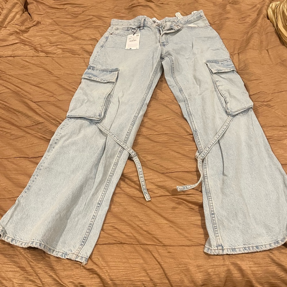 Zara wide jeans